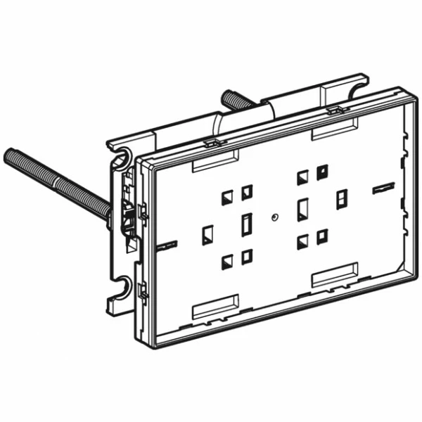Geberit Abdeckplatte Omega Flächenbündig, Mit Sichtrahmen, 115088001 2 Geberit Abdeckplatte Omega Flächenbündig, Mit Sichtrahmen, 115088001 – Bild 2