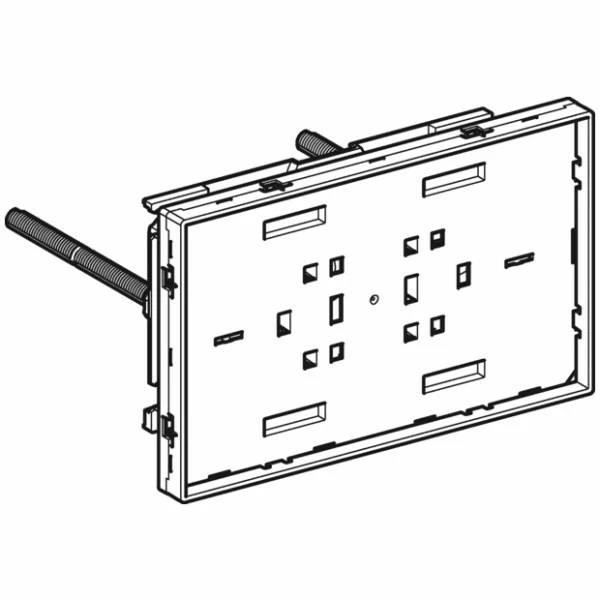 Geberit Abdeckplatte Sigma, Flächenbündig, Mit Sichtrahmen, 115697001 2 Geberit Abdeckplatte Sigma, Flächenbündig, Mit Sichtrahmen, 115697001 – Bild 2