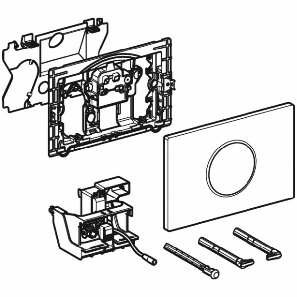 Geberit WC-Steuerung Netzbetrieb, Betätigungsplatte Sigma10, Berührungslos , 115907KH1 2 Geberit WC-Steuerung Netzbetrieb, Betätigungsplatte Sigma10, Berührungslos , 115907KH1 – Bild 2