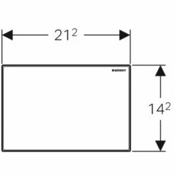 Geberit Abdeckplatte Omega, 115082001 6 Geberit Abdeckplatte Omega, 115082001 -Grohe Verkauf gev w115082001 002 600x600
