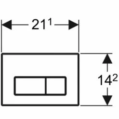Geberit Kappa50 Betätigungsplatte Hochglanz-verchromt Für 2-Mengen-Spülung 6 Geberit Kappa50 Betätigungsplatte Hochglanz-verchromt Für 2-Mengen-Spülung -Grohe Verkauf gev w115260211 002 600x600