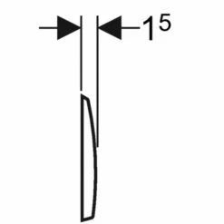 Geberit Kappa50 Betätigungsplatte Hochglanz-verchromt Für 2-Mengen-Spülung 7 Geberit Kappa50 Betätigungsplatte Hochglanz-verchromt Für 2-Mengen-Spülung -Grohe Verkauf gev w115260211 003 600x600