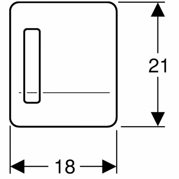 Geberit UR-Strg. Mit Pneumatischer Spülauslösung BetPl. Highline Chrom, 115558001 3 Geberit UR-Strg. Mit Pneumatischer Spülauslösung BetPl. Highline Chrom, 115558001 – Bild 3
