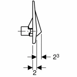 Geberit UR-Strg. Mit Pneumatischer Spülauslösung BetPl. Highline Chrom, 115558001 7 Geberit UR-Strg. Mit Pneumatischer Spülauslösung BetPl. Highline Chrom, 115558001 -Grohe Verkauf gev w115558001 003 600x600