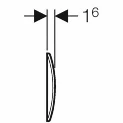 Geberit Abdeckplatte Hochglanzverchromt Für Unterputz-Spülkasten Artline -Grohe Verkauf gev w115680211 003 600x600