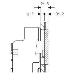 Geberit Abdeckplatte Sigma, Flächenbündig , 115696001 -Grohe Verkauf gev w115696001 003 600x600