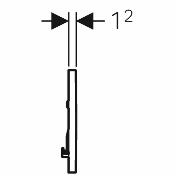 Geberit Betätigungsplatte Sigma30, Für Spül-Stopp-Sp. Weiß / Glanzchrom / Weiß, 115893KJ1 4 Geberit Betätigungsplatte Sigma30, Für Spül-Stopp-Sp. Weiß / Glanzchrom / Weiß, 115893KJ1 – Bild 4