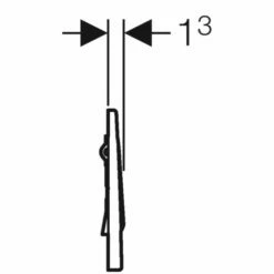 Geberit HyTouch Urinal-Handauslösung Design Mambo Edelstahl Pneumatisch 7 Geberit HyTouch Urinal-Handauslösung Design Mambo Edelstahl Pneumatisch -Grohe Verkauf gev w116013fw1 003 600x600