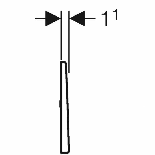Geberit HyTronic Urinal-Steuerung Mambo Edelstahl Zink-Druckguss Berührungslos Infrarot/Batterie 4 Geberit HyTronic Urinal-Steuerung Mambo Edelstahl Zink-Druckguss Berührungslos Infrarot/Batterie – Bild 4