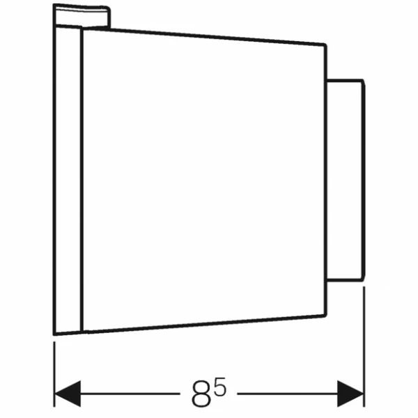 Geberit Fernbetätigung Typ 01 Pneumatisch Für 1-Mengen-Sp., AP-Drücker Weiß-alpin, 116046111 4 Geberit Fernbetätigung Typ 01 Pneumatisch Für 1-Mengen-Sp., AP-Drücker Weiß-alpin, 116046111 – Bild 4
