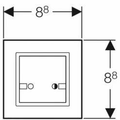 Geberit HyTronic Wandtaster Aufputz Zu WC-Steuerung (Funk) -Grohe Verkauf gev w241568001 002 600x600