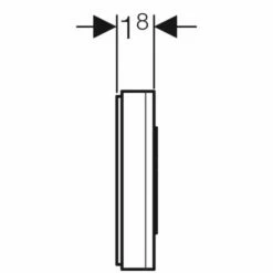 Geberit HyTronic Wandtaster Aufputz Zu WC-Steuerung (Funk) -Grohe Verkauf gev w241568001 003 600x600