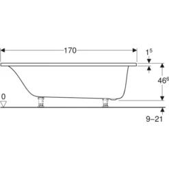 Geberit Rechteckbadewanne Tawa -Grohe Verkauf gev w das 1850543 600x600