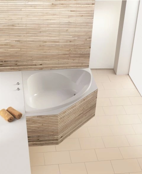 Hoesch Badewanne Spectra Eck 1400 Ohne Schürze, 1 Hoesch Badewanne Spectra Eck 1400 Ohne Schürze,
