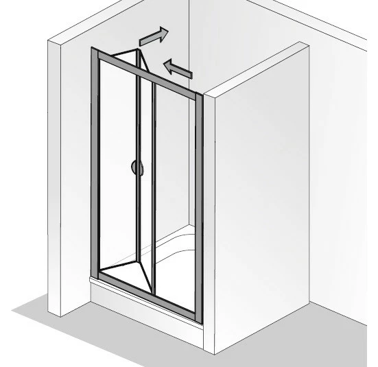 HSK Favorit Falttür, 2-teilig 1 HSK Favorit Falttür, 2-teilig