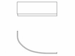 Ideal Standard Acryl-Schürze Hotline Neu 1600mm, Asymmetrisch Rechts, Weiß K275901 4 Ideal Standard Acryl-Schürze Hotline Neu 1600mm, Asymmetrisch Rechts, Weiß K275901 -Grohe Verkauf isu k2759 web 600x600