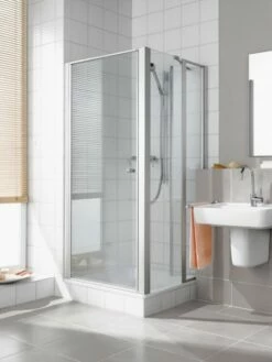 Kermi Schwingtür Ibiza 2000 STW 0750x1850, Weiss, ESG Klar Mit KermiClean, I2STW075182PK