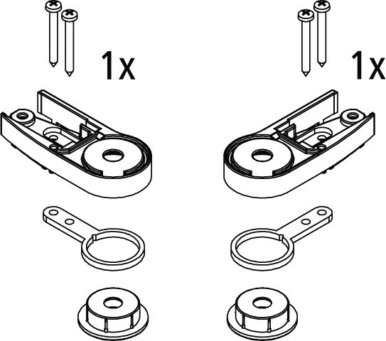 KERMI EBDI026 Set Lager Oben, 2534998 1 KERMI EBDI026 Set Lager Oben, 2534998