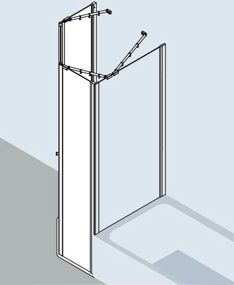 Kermi Fünfeck Ibiza 2000 36L 1040x2000, Weiss, ESG Klar, I236L104202AK 6 Kermi Fünfeck Ibiza 2000 36L 1040x2000, Weiss, ESG Klar, I236L104202AK – Bild 6
