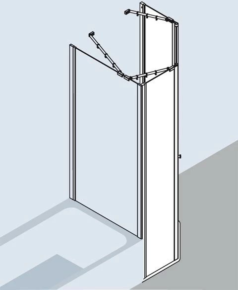 Kermi Fünfeck Ibiza 2000 47R 0900x1850, Weiss, ESG Opaco, I247R090182UK 7 Kermi Fünfeck Ibiza 2000 47R 0900x1850, Weiss, ESG Opaco, I247R090182UK – Bild 7