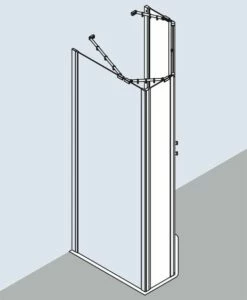 Kermi Fünfeck Ibiza 2000 B49 0900x2000, Silber Mattglanz, ESG Opaco, I2B49090201UK -Grohe Verkauf kiu ibiza i2b twol 03 600x600 25