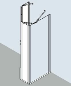 Kermi Fünfeck Ibiza 2000 B50 1000x1850, Weiss, ESG Opaco Mit KermiClean, I2B50100182YK -Grohe Verkauf kiu ibiza i2b twor 03 600x600 5