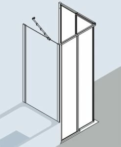 Kermi Eck-Halbteil Links Ibiza 2000 E2L 0800x2000, Silber Mattglanz, ESG Klar Mit KermiClean -Grohe Verkauf kiu ibiza i2e2rl twvl 03 600x600 1