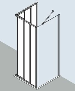 Kermi Eck-Halbteil Ibiza 2000 ED3 0800x2000, Silber Mattglanz, ESG Opaco Mit KermiClean 9 Kermi Eck-Halbteil Ibiza 2000 ED3 0800x2000, Silber Mattglanz, ESG Opaco Mit KermiClean -Grohe Verkauf kiu ibiza i2ed3 twor 03 600x600