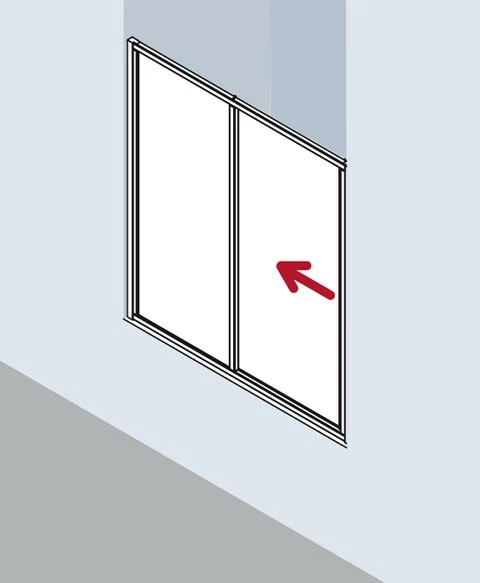 Kermi Gleittür Ibiza 2000 ST2 1500x1750, Silber Mattglanz, ESG Opaco, I2ST2150171UK 2 Kermi Gleittür Ibiza 2000 ST2 1500x1750, Silber Mattglanz, ESG Opaco, I2ST2150171UK – Bild 2