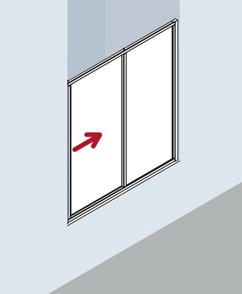 Kermi Gleittür Ibiza 2000 ST2 1500x1750, Silber Mattglanz, ESG Opaco, I2ST2150171UK 3 Kermi Gleittür Ibiza 2000 ST2 1500x1750, Silber Mattglanz, ESG Opaco, I2ST2150171UK – Bild 3