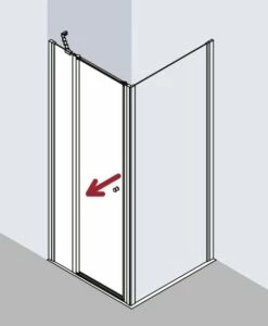 Kermi Schwingtür Ibiza 2000 STL 0800x1750, Silber Mattglanz, ESG Opaco Mit KermiClean 13 Kermi Schwingtür Ibiza 2000 STL 0800x1750, Silber Mattglanz, ESG Opaco Mit KermiClean -Grohe Verkauf kiu ibiza i2stl two 03 600x600