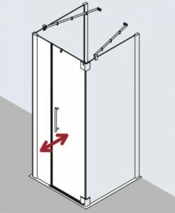 Kermi Pendeltür Pasa XP 1FL 0900x1850, Silber Mattglanz, ESG Klar, PX1FL090181AK -Grohe Verkauf kiu pasaxp px1fl pxtfr pxuwd 03 600x600