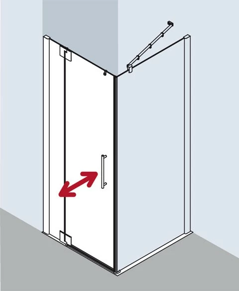 Kermi Pendeltür Pasa XP 1WR 1030x2000, Silber Mattglanz, ESG Klar, PX1WR103201AK 2 Kermi Pendeltür Pasa XP 1WR 1030x2000, Silber Mattglanz, ESG Klar, PX1WR103201AK – Bild 2