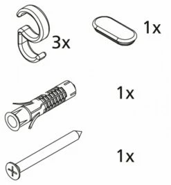 Kermi ZBAT038 Kleinteilset Stabilisierung, Weiss, 2529946