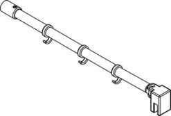 Kermi Stabilisierung Raya SST901200 Silber Mattglanz, ZDSST90RA1201K