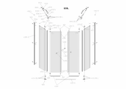 Kermi Fünfeck Ibiza 2000 B45 0800x2000, Silber Mattglanz, ESG Klar Mit KermiClean, I2B45 13 Kermi Fünfeck Ibiza 2000 B45 0800x2000, Silber Mattglanz, ESG Klar Mit KermiClean, I2B45 -Grohe Verkauf kix i2bfd 600x600 3