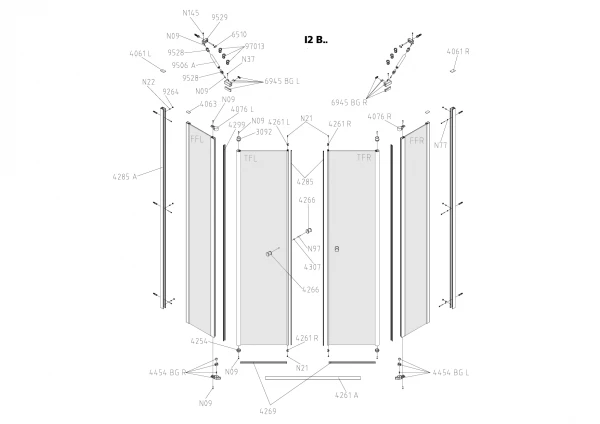 Kermi Fünfeck Ibiza 2000 B41 0800x2000, Weiss, ESG Klar Mit KermiClean, I2B41080202PK 7 Kermi Fünfeck Ibiza 2000 B41 0800x2000, Weiss, ESG Klar Mit KermiClean, I2B41080202PK – Bild 7