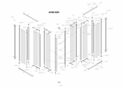 Kermi Eck-Halbteil Ibiza 2000 ED3 0800x2000, Silber Mattglanz, ESG Opaco Mit KermiClean 13 Kermi Eck-Halbteil Ibiza 2000 ED3 0800x2000, Silber Mattglanz, ESG Opaco Mit KermiClean -Grohe Verkauf kix i2ed3 600x600