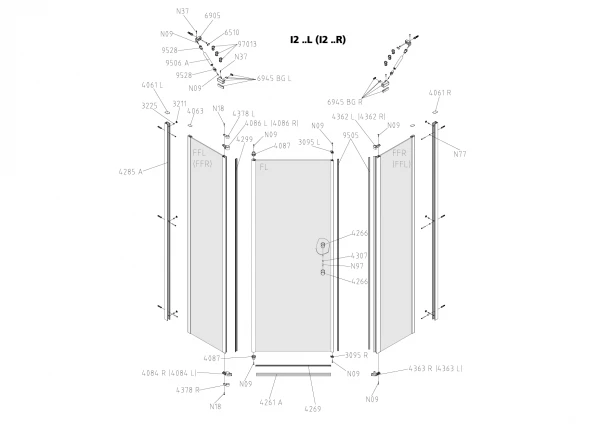 Kermi Fünfeck Ibiza 2000 35R 0800x1850, Weiss, ESG Opaco Mit KermiClean, I235R080182YK 8 Kermi Fünfeck Ibiza 2000 35R 0800x1850, Weiss, ESG Opaco Mit KermiClean, I235R080182YK – Bild 8