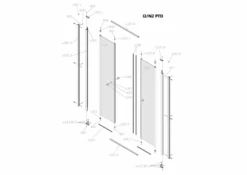 Kermi Pendeltür Ibiza 2000 PTD 0900x2000, Weiss, ESG Opaco Mit KermiClean, I2PTD090202YK 17 Kermi Pendeltür Ibiza 2000 PTD 0900x2000, Weiss, ESG Opaco Mit KermiClean, I2PTD090202YK -Grohe Verkauf kix i2ptd 600x600