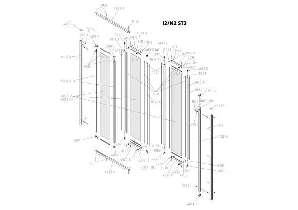 Kermi Gleittür Ibiza 2000 ST3 1200x1850, Weiss, ESG Klar, I2ST3120182AK 10 Kermi Gleittür Ibiza 2000 ST3 1200x1850, Weiss, ESG Klar, I2ST3120182AK – Bild 10