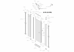 Kermi Schwingtür Ibiza 2000 STL 0800x1750, Silber Mattglanz, ESG Opaco Mit KermiClean 19 Kermi Schwingtür Ibiza 2000 STL 0800x1750, Silber Mattglanz, ESG Opaco Mit KermiClean -Grohe Verkauf kix i2st 600x600