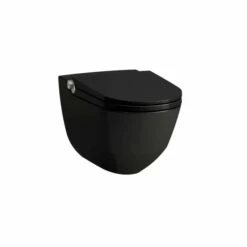 Laufen Dusch-Wand-Tiefspül-WC Riva 600x355x405, Spülrandlos Schwarz Glänzend, H8206910200001