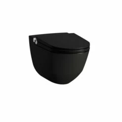 Laufen Dusch-Tiefspül-WC Wandhängend RIVA 600x355x405, Schwarz Matt