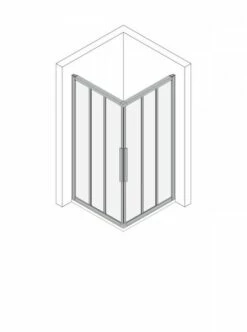 Koralle Eckdusche MyDay ESF3 90/75, VB040S1220DP1