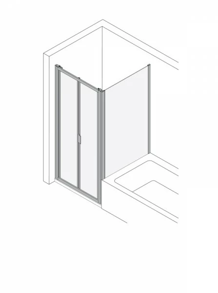 Koralle Falttür MyDay FT2 90, VB03409020DP1 1 Koralle Falttür MyDay FT2 90, VB03409020DP1
