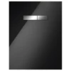 TECElux Betätigungsglasplatte Manuell Glas Schwarz, Tasten Chrom Glänzend, 9650004