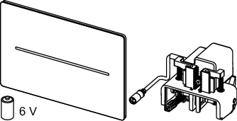TECEsolid WC-Elektronik, 6 V-Batterie, Schwarz Matt, 9240465 2 TECEsolid WC-Elektronik, 6 V-Batterie, Schwarz Matt, 9240465 – Bild 2