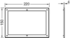 Tece TECEsolid Distanzrahmen Weiss , 9240441 5 Tece TECEsolid Distanzrahmen Weiss , 9240441 -Grohe Verkauf tcv 9240440 w 600x600