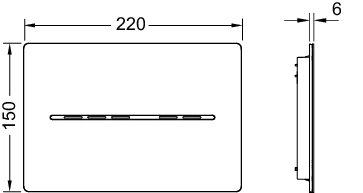 TECEsolid WC-Elektronik, 6 V-Batterie, Schwarz Matt, 9240465 4 TECEsolid WC-Elektronik, 6 V-Batterie, Schwarz Matt, 9240465 – Bild 4